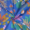 Printed Cotton PAPAGAIOS Ultramarine / Tawny Multicolored